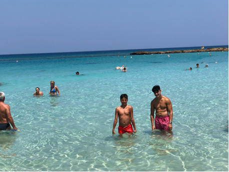 Where it all began………………….Fig Tree Bay, Cyprus!