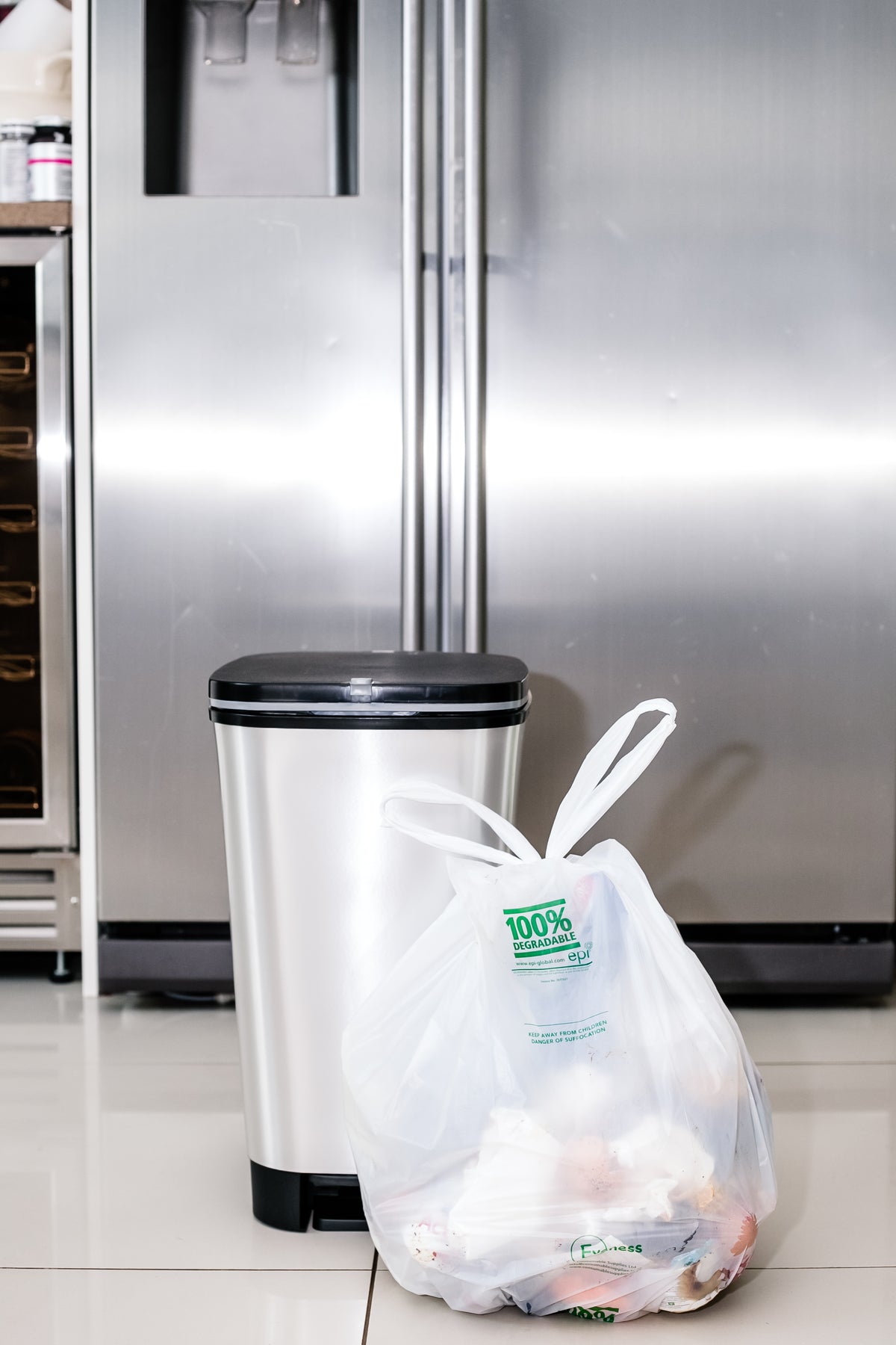 Evaness Recycled Tie Handle Pedal Bin Liners 20L/30L – 120 Bags